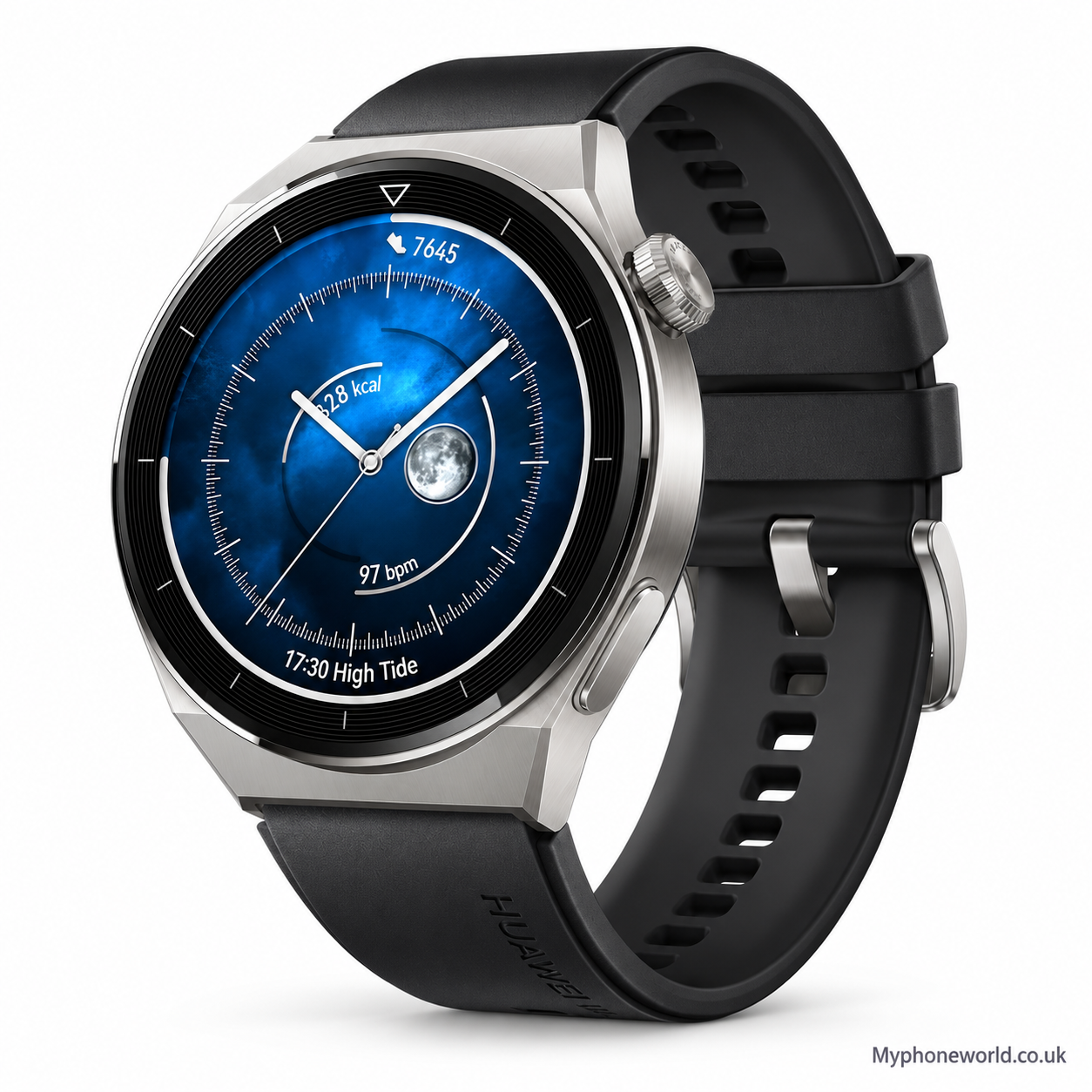 HUAWEI WATCH GT 3 Pro 46mm Smartwatch, Titanium Body, Black